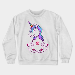 Unicorn Yoga Crewneck Sweatshirt